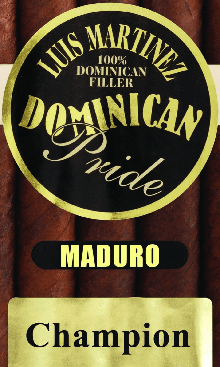 Luis Martinez Dominican Pride Champion Maduro