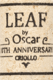 Oscar Valladares Leaf 10th Anniversary Criollo